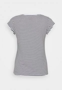 Mads Nørgaard - Damen FAVORITE STRIPE TEASY TEE - T-Shirt Print - White/black -Mads Nørgaard Verkäufe 2022 b9afc038279c45da88c1a42f6bbc1548