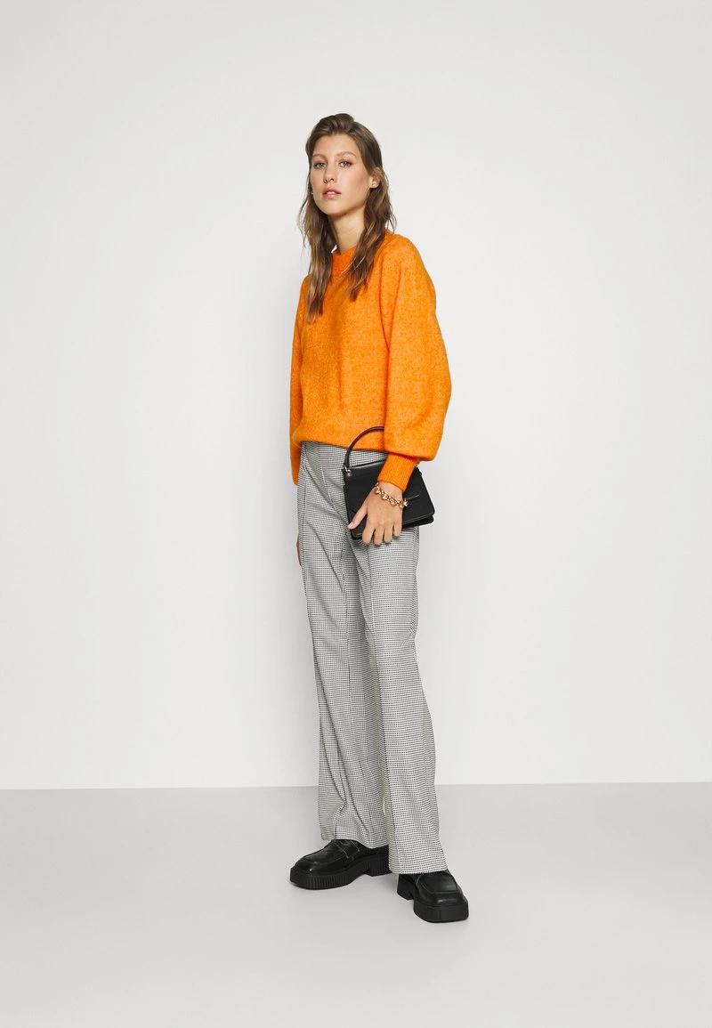 Mads Nørgaard HOUNDSTOOTH TECH PIRLA PANTS - Stoffhose - Black/snowwhite - Damen 4 Mads Nørgaard HOUNDSTOOTH TECH PIRLA PANTS - Stoffhose - Black/snowwhite - Damen – Bild 2