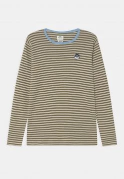 Mads Nørgaard - Kinder DUO TOBINO TEE UNISEX - Langarmshirt - Summer Sand/sphagnum/glacier Lake