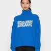 Mads Nørgaard - Damen RECY SOFT KARLA LOGO SWEATER - Strickpullover - Princess Blue