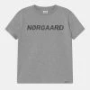 Mads Nørgaard TEE THORLINO UNISEX - T-Shirt Print - Grey Melange