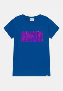 Mads Nørgaard SINGLE ORGANIC TUVINA TEE - T-Shirt Print - Princess Blue - Kinder