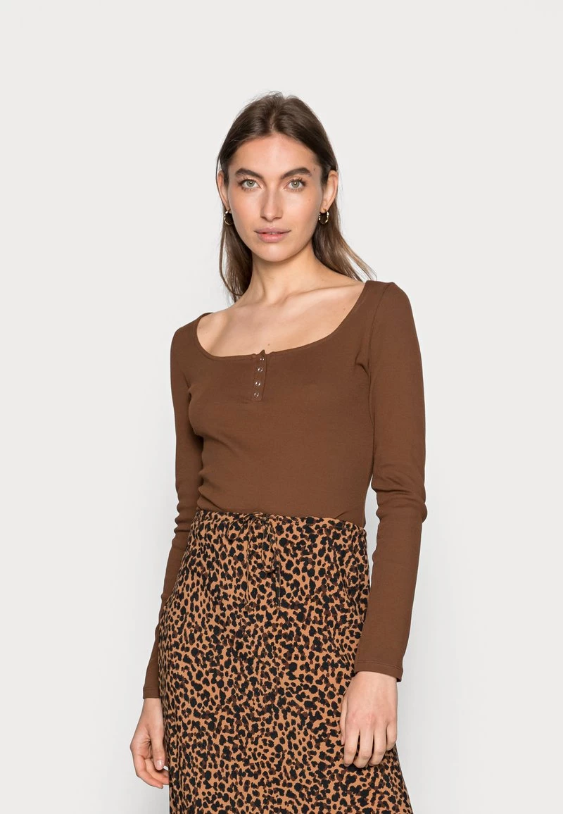 Modström - Damen MIRREN - Langarmshirt - Pecan 3 Modström - Damen MIRREN - Langarmshirt - Pecan
