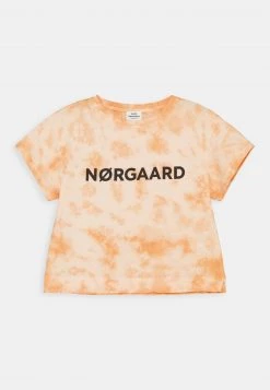 Mads Nørgaard TOPINI - T-Shirt Print - Tangerine - Kinder