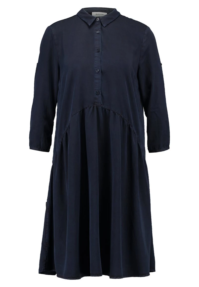 Modström - Damen REMEE DRESS - Blusenkleid - Navy Sky 7 Modström - Damen REMEE DRESS - Blusenkleid - Navy Sky – Bild 5