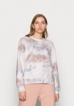 Modström HOLLY PRINT SWEAT - Sweatshirt - Sage Tie Dye - Damen
