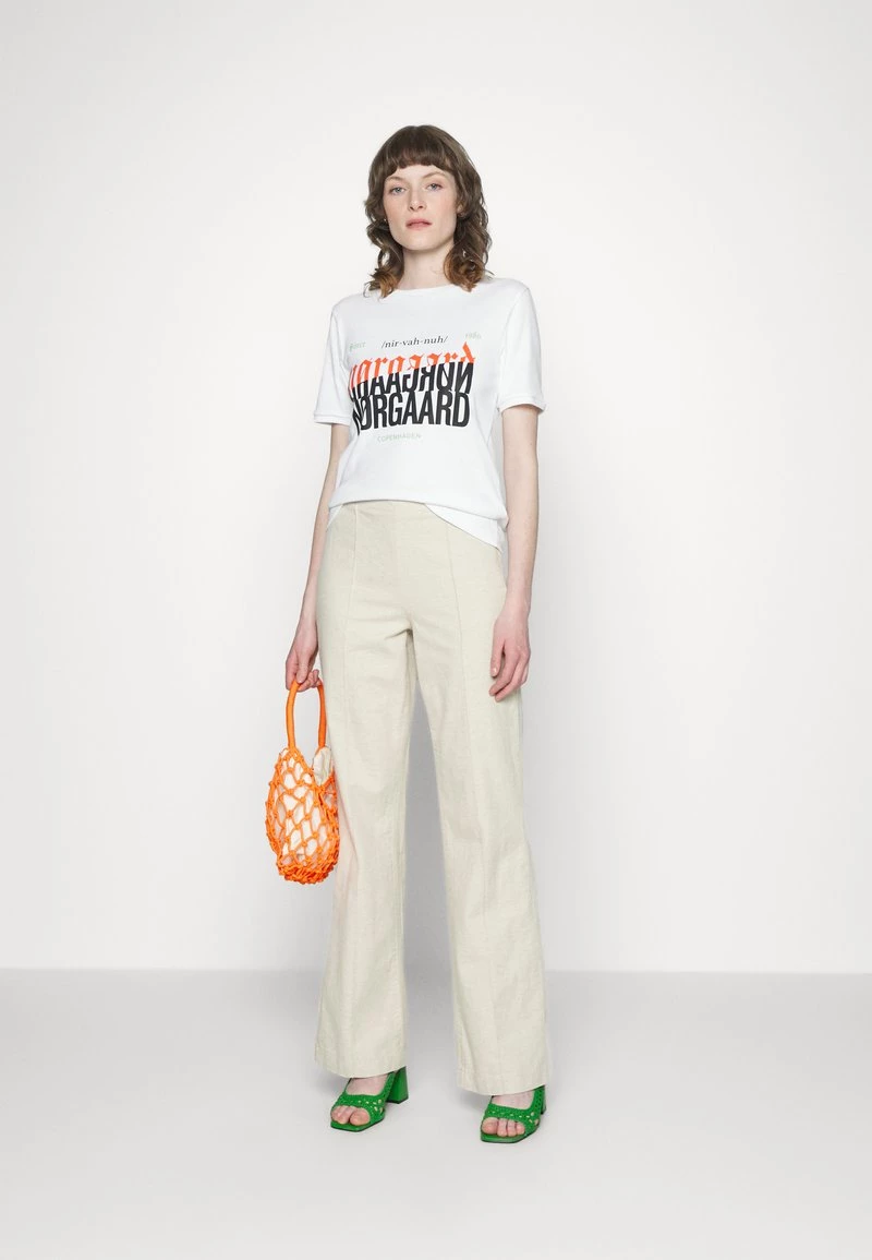 Mads Nørgaard - Damen PIRLA PANTS - Stoffhose - Whitecap Grey 4 Mads Nørgaard - Damen PIRLA PANTS - Stoffhose - Whitecap Grey – Bild 2