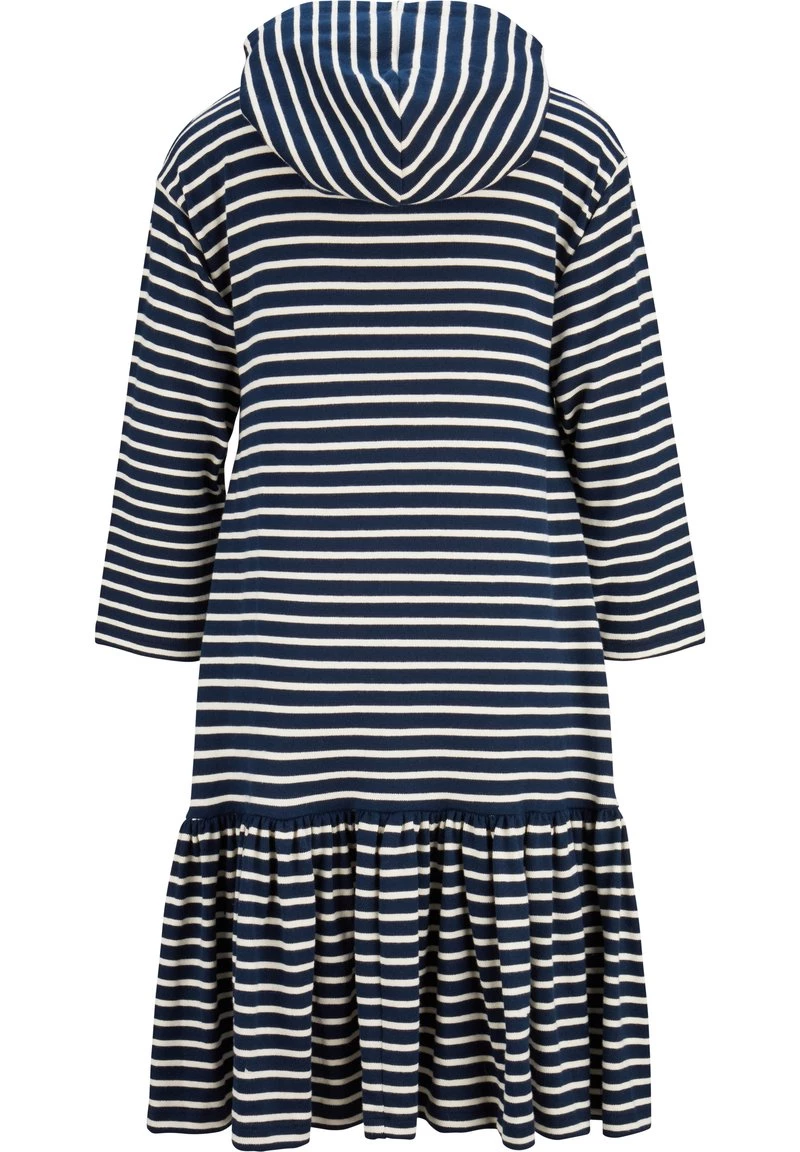 Mads Nørgaard Strickkleid - Navy Ecru - Damen 4 Mads Nørgaard Strickkleid - Navy Ecru - Damen – Bild 2