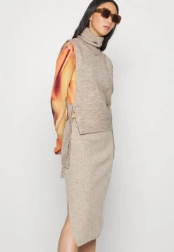 Modström - Damen NOLA COLLAR - Strickpullover - Beige Melange -Mads Nørgaard Verkäufe 2022 c6e00e5fb4cd471da5baf057b4c18d50