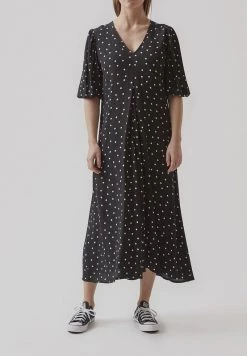 Modström - Damen RIDDERMD - Freizeitkleid - Black Polka Dot