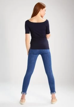 Modström - Damen TANSY - T-Shirt Basic - Navy Noir -Mads Nørgaard Verkäufe 2022 c868b7d55dc3440b9065cbda23217601