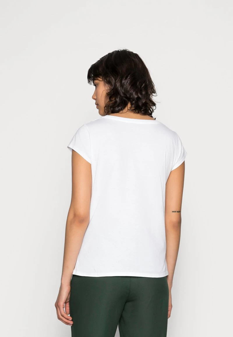 Mads Nørgaard TEASY - T-Shirt Basic - White - Damen 5 Mads Nørgaard TEASY - T-Shirt Basic - White - Damen – Bild 3