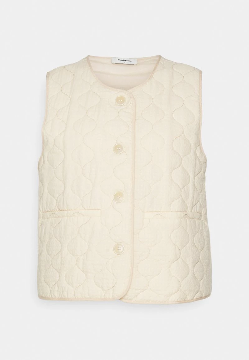 Modström - Damen PINE VEST - Weste - Cream Milk 7 Modström - Damen PINE VEST - Weste - Cream Milk – Bild 5