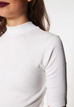 Modström - Damen KROWN - T-Shirt Basic - White -Mads Nørgaard Verkäufe 2022 cba8da3f8df4426eb268044d4cb3367f