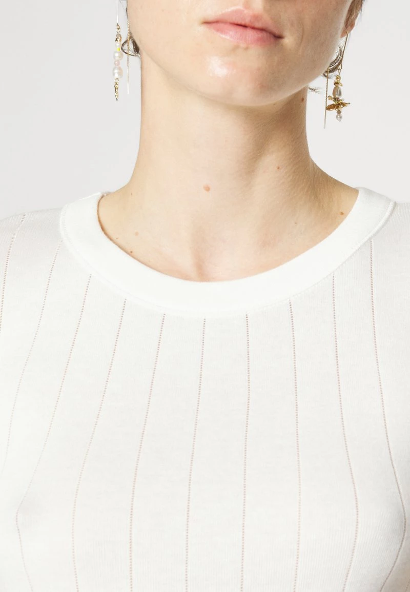 Mads Nørgaard POINTELLA TRIXA TEE - T-Shirt Basic - White Alyssum - Damen 7 Mads Nørgaard POINTELLA TRIXA TEE - T-Shirt Basic - White Alyssum - Damen – Bild 5