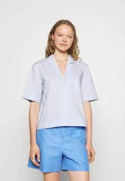Mads Nørgaard - Damen POPLIN BRENNA - Hemdbluse - Light Blue