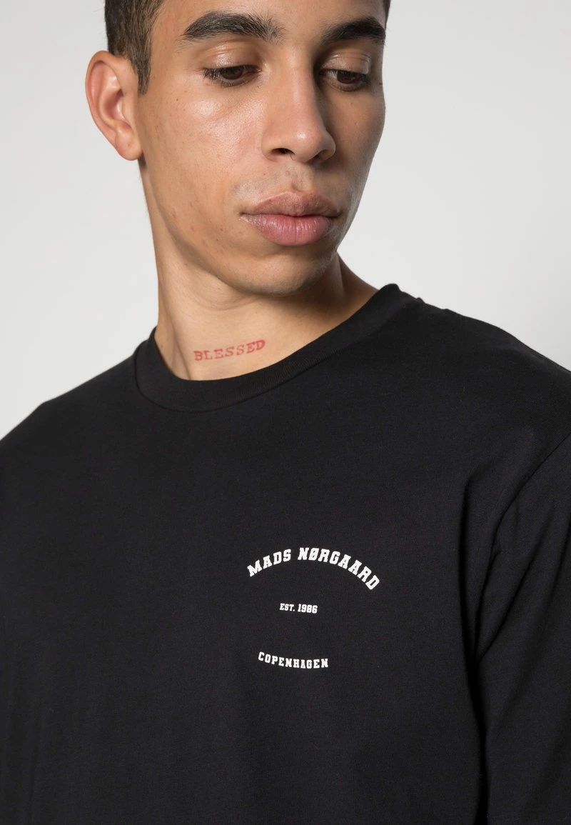 Mads Nørgaard TWIN GYM TEE - T-Shirt Basic - Black - Herren 7 Mads Nørgaard TWIN GYM TEE - T-Shirt Basic - Black - Herren – Bild 5