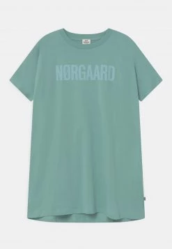 Mads Nørgaard - Kinder SINGLE ORGANIC TOVENA - Jerseykleid - Aqua