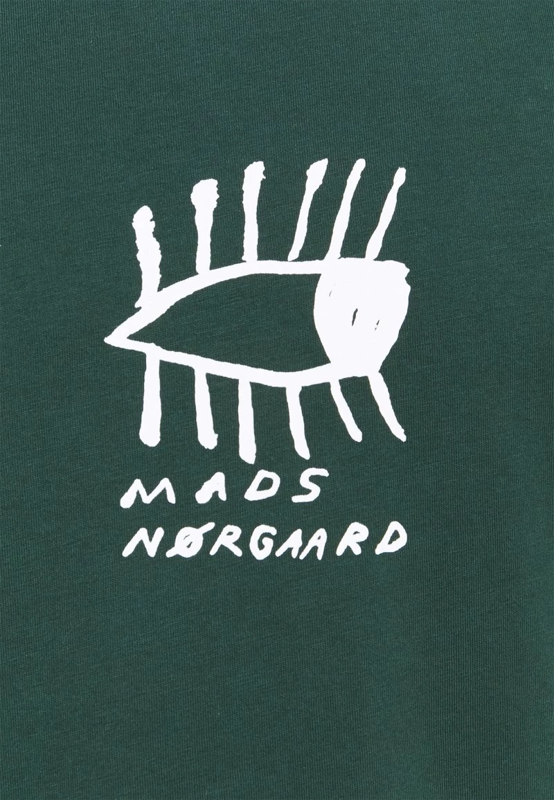 Mads Nørgaard TWIN KOZAK - T-Shirt Print - Green - Herren 5 Mads Nørgaard TWIN KOZAK - T-Shirt Print - Green - Herren – Bild 3