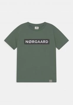Mads Nørgaard PRINTED THORLINO TEE UNISEX - T-Shirt Print - Duck Green