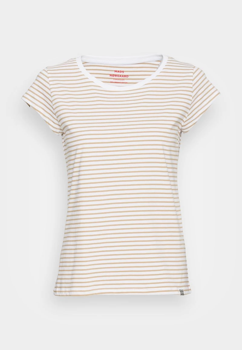 Mads Nørgaard FAVORITE STRIPE TEASY TEE - T-Shirt Print - White/kelp - Damen 6 Mads Nørgaard FAVORITE STRIPE TEASY TEE - T-Shirt Print - White/kelp - Damen – Bild 4