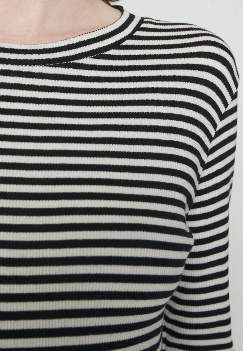 Mads Nørgaard - Damen STRIPE TUBA - Langarmshirt - Black/white 9 Mads Nørgaard - Damen STRIPE TUBA - Langarmshirt - Black/white – Bild 7