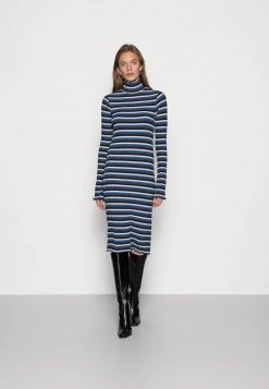 Mads Nørgaard - Damen SUPER STARINA DRESS - Freizeitkleid - Multi Princess Blue