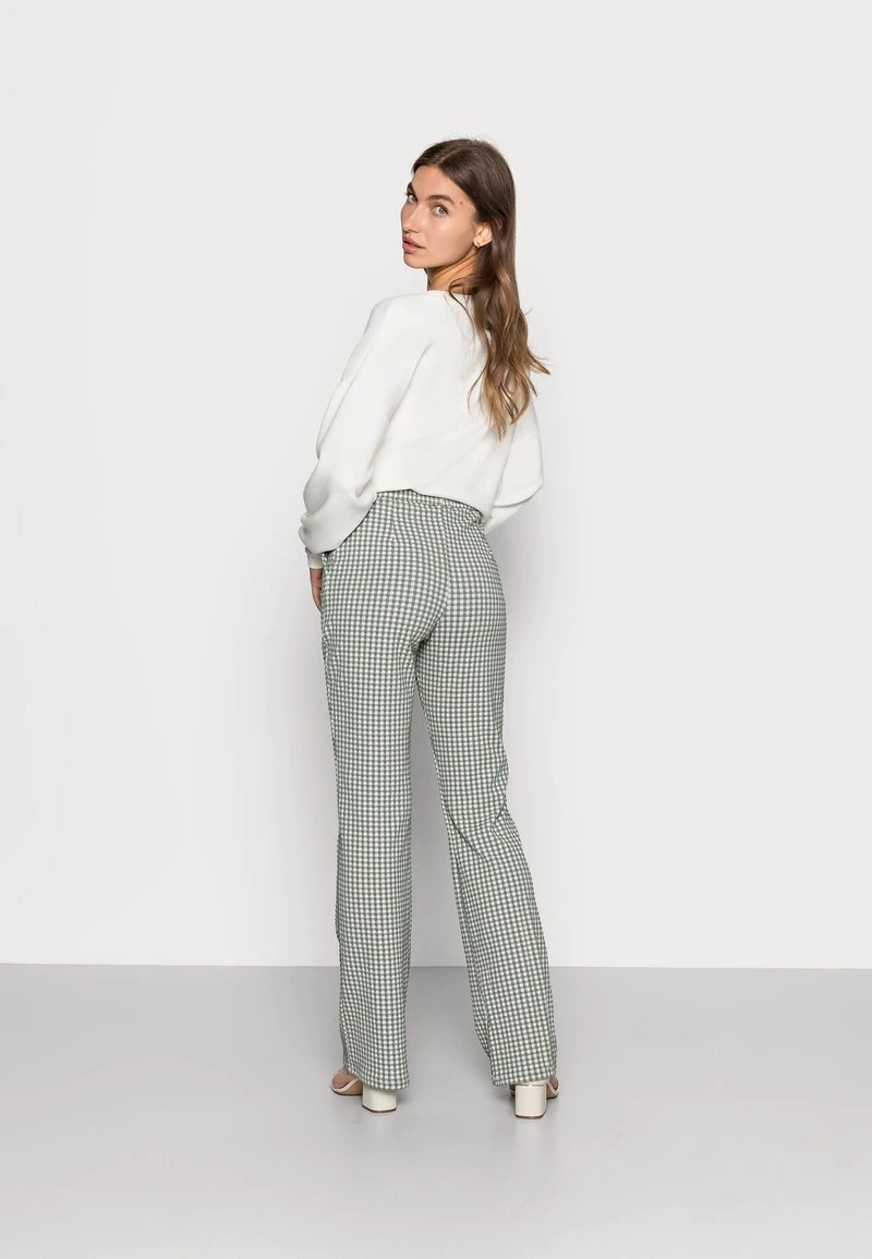 Modström - Damen JEFF PANTS - Stoffhose - Sea Green Check 5 Modström - Damen JEFF PANTS - Stoffhose - Sea Green Check – Bild 3
