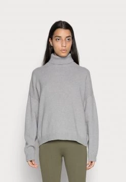 Mads Nørgaard - Damen RECY SOFT KARLA - Strickpullover - Light Grey Melange