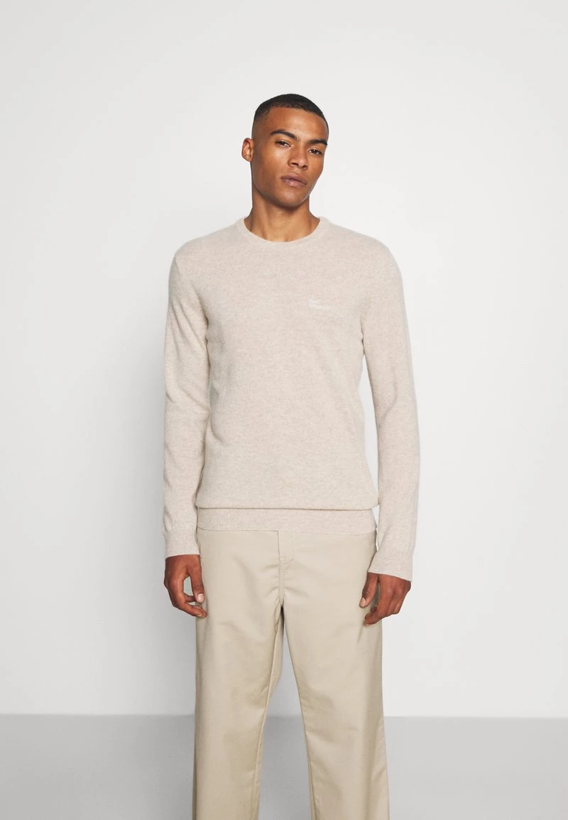 Mads Nørgaard - Herren KARSTEN - Strickpullover - Oatmeal 6 Mads Nørgaard - Herren KARSTEN - Strickpullover - Oatmeal – Bild 4