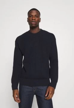 Mads Nørgaard - Herren MIX KAILO - Strickpullover - Navy