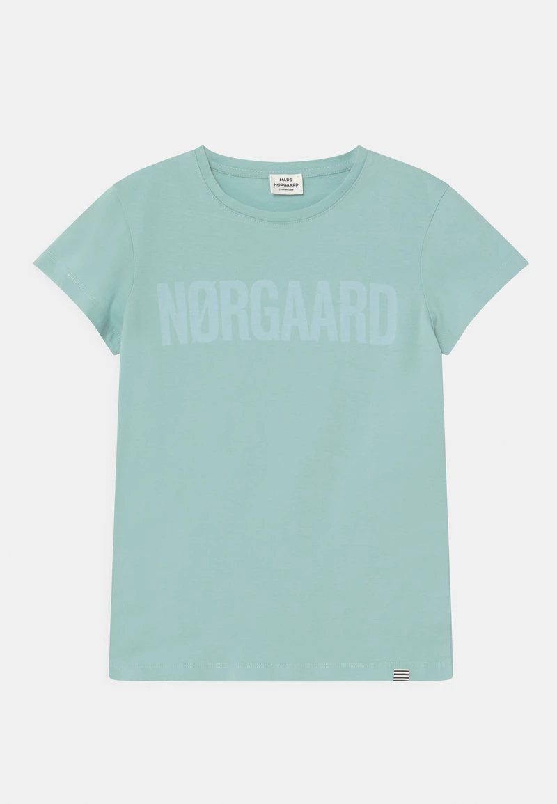 Mads Nørgaard TUVINA UNISEX - T-Shirt Print - Aqua 3 Mads Nørgaard TUVINA UNISEX - T-Shirt Print - Aqua