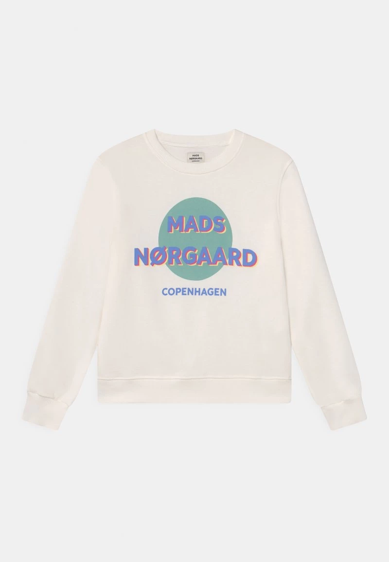 Mads Nørgaard ORGANIC TALINKA UNISEX - Sweatshirt - White Alyssum 3 Mads Nørgaard ORGANIC TALINKA UNISEX - Sweatshirt - White Alyssum
