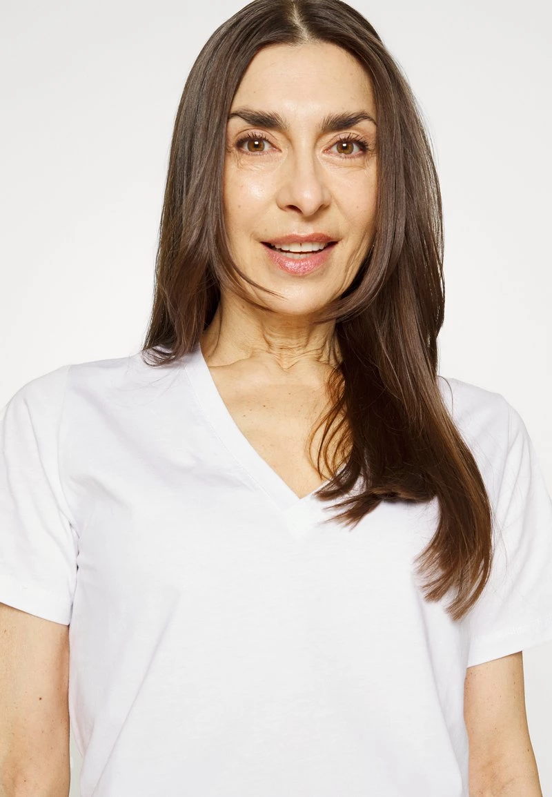 Modström - Damen PIA - T-Shirt Basic - White 6 Modström - Damen PIA - T-Shirt Basic - White – Bild 4