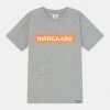 Mads Nørgaard PRINTED THORLINO TEE UNISEX - T-Shirt Print - Grey Melange