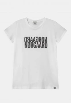 Mads Nørgaard TUVINA UNISEX - T-Shirt Print - White