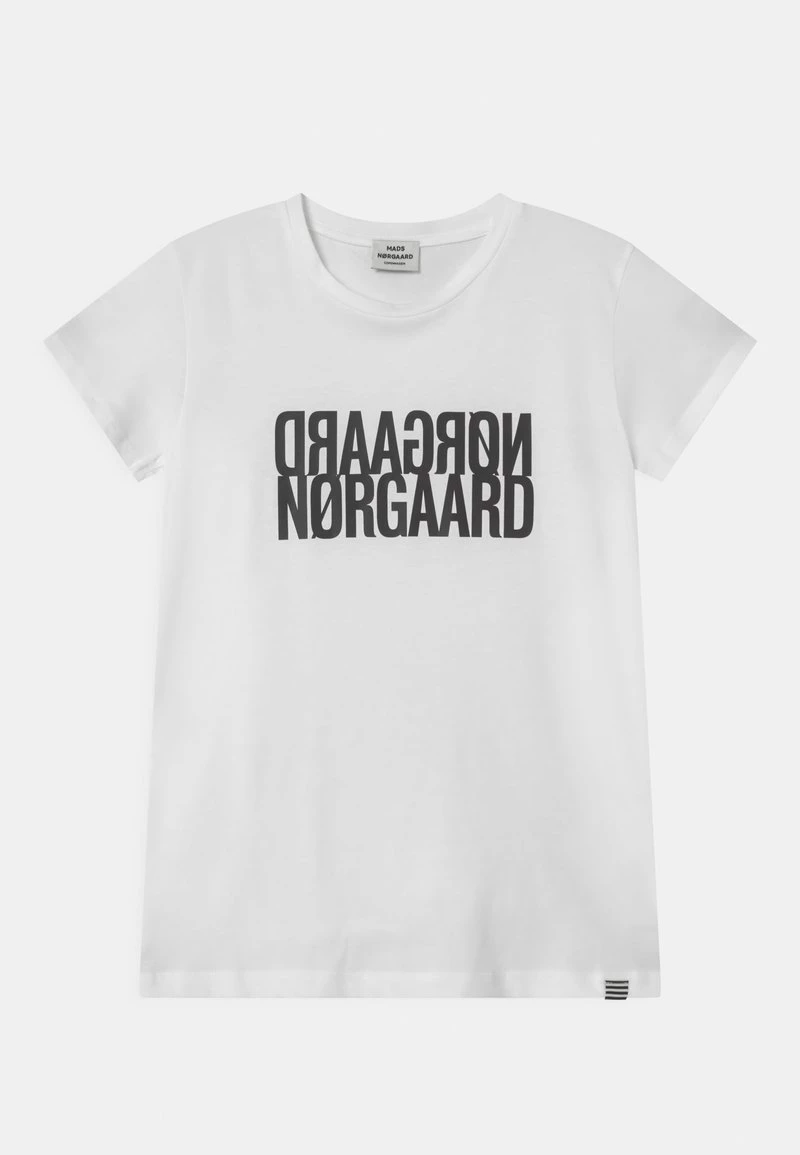 Mads Nørgaard TUVINA UNISEX - T-Shirt Print - White 3 Mads Nørgaard TUVINA UNISEX - T-Shirt Print - White