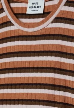 Mads Nørgaard STRIPE TUVIANA TEE - T-Shirt Print - Brown - Kinder -Mads Nørgaard Verkäufe 2022 ed3a5e25e23d489696e05cad6f4f462d