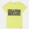 Mads Nørgaard SINGLE ORGANIC TUVINA TEE UNISEX - T-Shirt Print - Sunny Lime