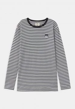Mads Nørgaard LONGSLEEVE - Langarmshirt - Marshmallow/iron Gate/black - Kinder