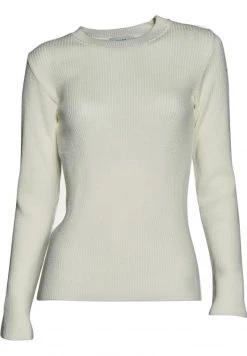 Mads Nørgaard IN CREME-WEISS - Langarmshirt - Ecru - Damen
