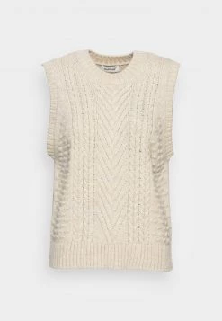 Modström MINNIE VEST - Strickpullover - Off White - Damen -Mads Nørgaard Verkäufe 2022 f09a976afed241438341b4efecae9192