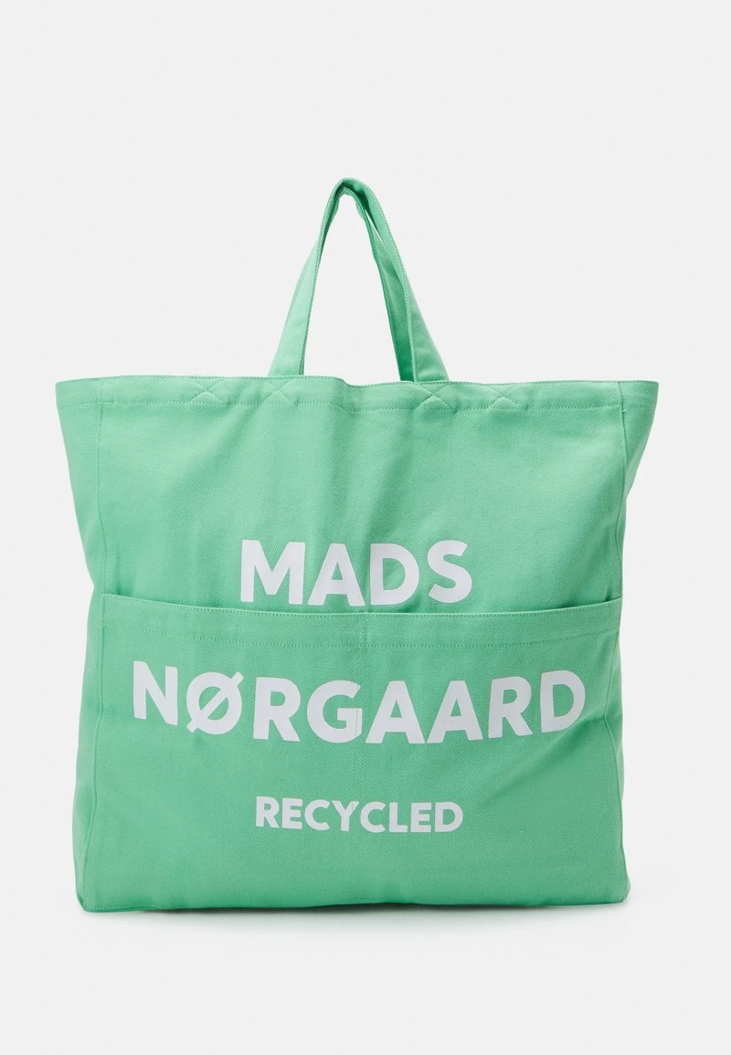 Mads Nørgaard - Damen RECYCLED BOUTIQUE ALTEA - Shopping Bag - Light Grass Green 4 Mads Nørgaard - Damen RECYCLED BOUTIQUE ALTEA - Shopping Bag - Light Grass Green – Bild 2