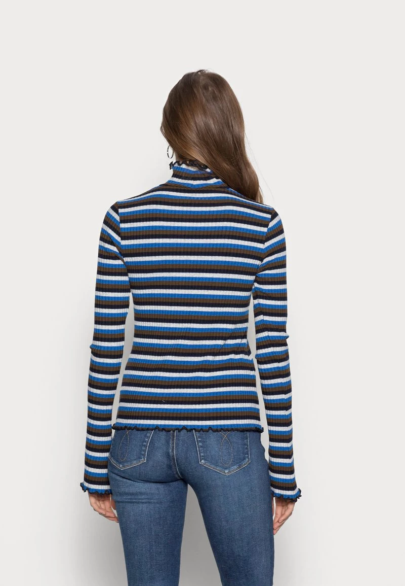 Mads Nørgaard SUPER STRIPE TREVOR - Langarmshirt - Multi Princess Blue - Damen 5 Mads Nørgaard SUPER STRIPE TREVOR - Langarmshirt - Multi Princess Blue - Damen – Bild 3