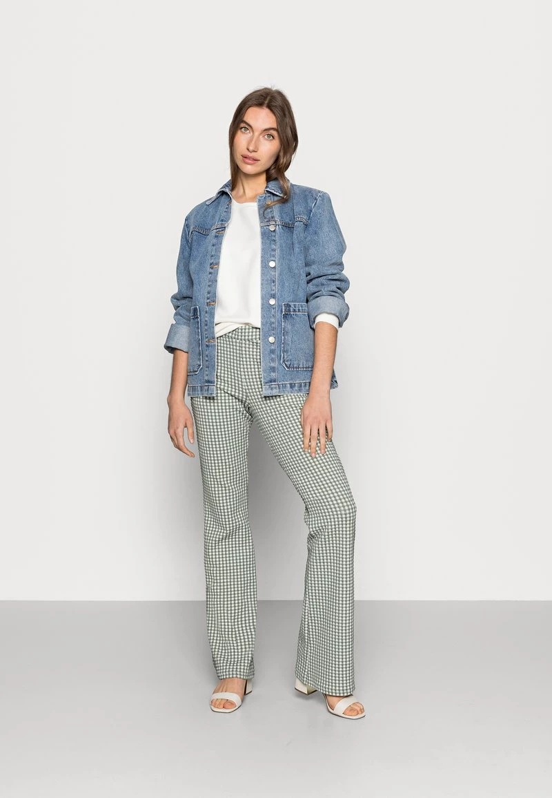 Modström - Damen JEFF PANTS - Stoffhose - Sea Green Check 4 Modström - Damen JEFF PANTS - Stoffhose - Sea Green Check – Bild 2