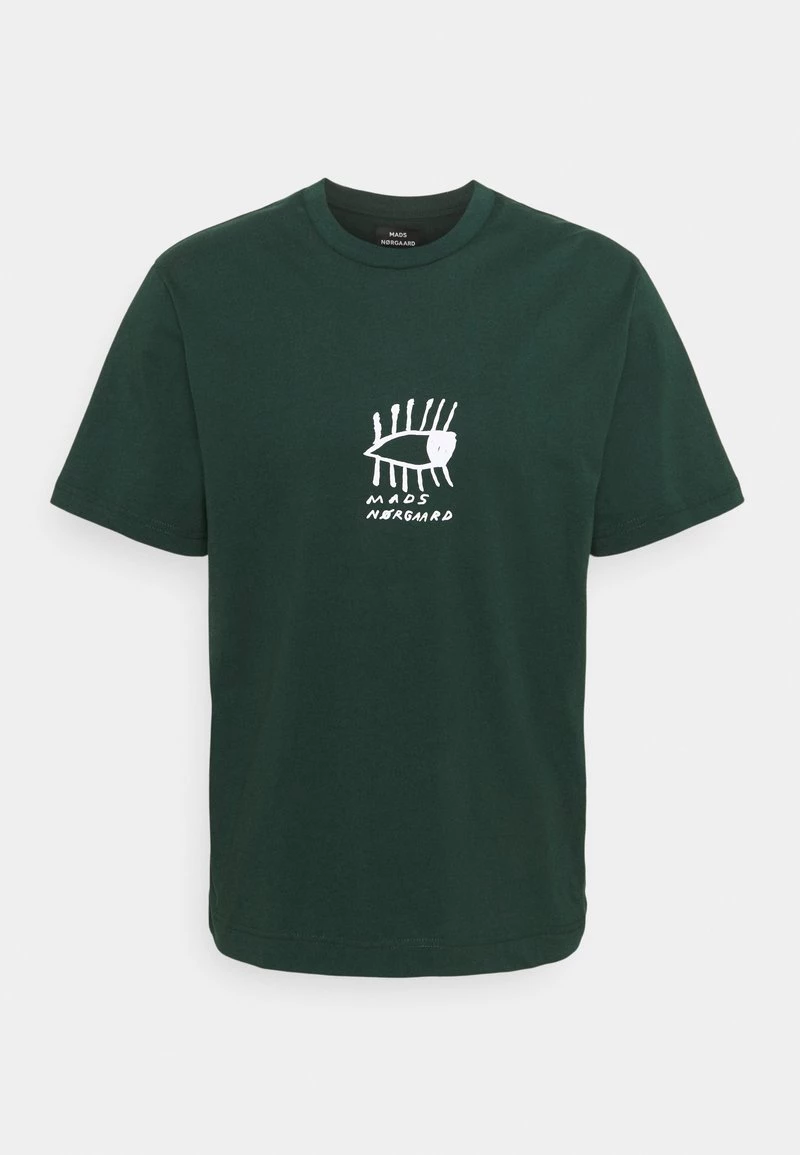 Mads Nørgaard TWIN KOZAK - T-Shirt Print - Green - Herren 3 Mads Nørgaard TWIN KOZAK - T-Shirt Print - Green - Herren