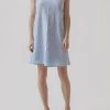 Modström RIMMEMD - Freizeitkleid - Light Blue Check - Damen -Mads Nørgaard Verkäufe 2022 fb7b621f0e4741eaafeb802f09a68b3d