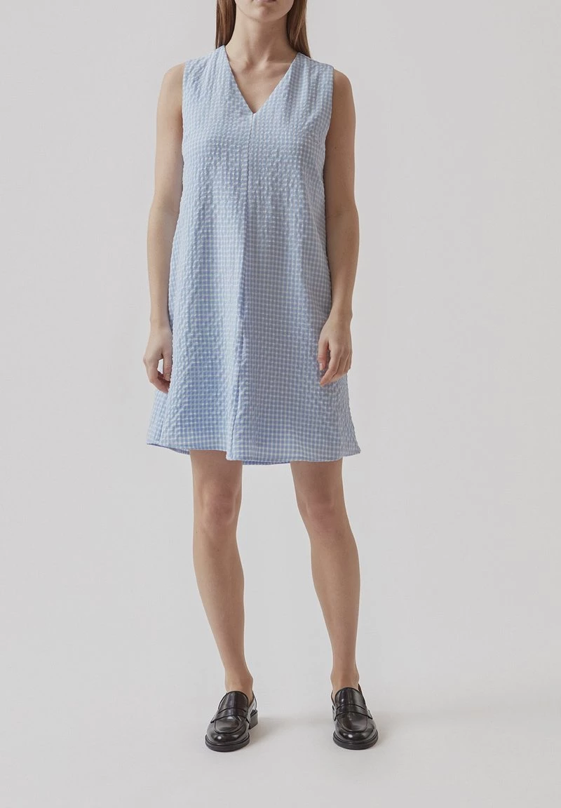 Modström RIMMEMD - Freizeitkleid - Light Blue Check - Damen 3 Modström RIMMEMD - Freizeitkleid - Light Blue Check - Damen