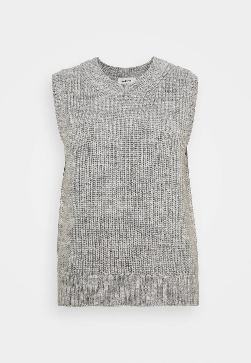 Modström TIMME - Strickpullover - Light Greymelange - Damen 7 Modström TIMME - Strickpullover - Light Greymelange - Damen – Bild 5