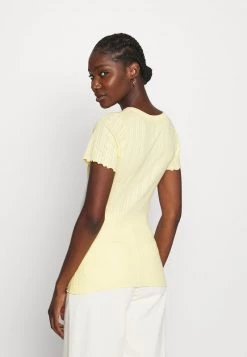 Mads Nørgaard - Damen POINTELLA TRIXA - T-Shirt Basic - Yellow -Mads Nørgaard Verkäufe 2022 fd077c8c3cde44e5ba88e753541a359d